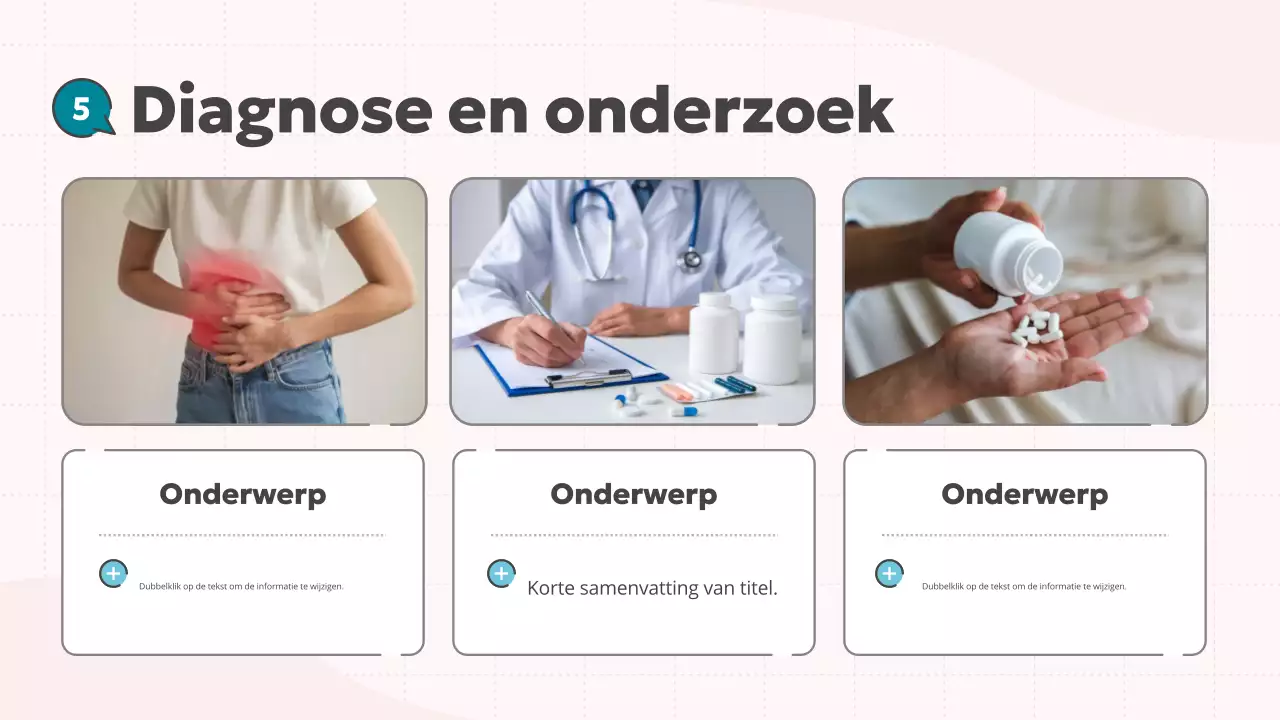 roze blauw schattig medisch onderwijs