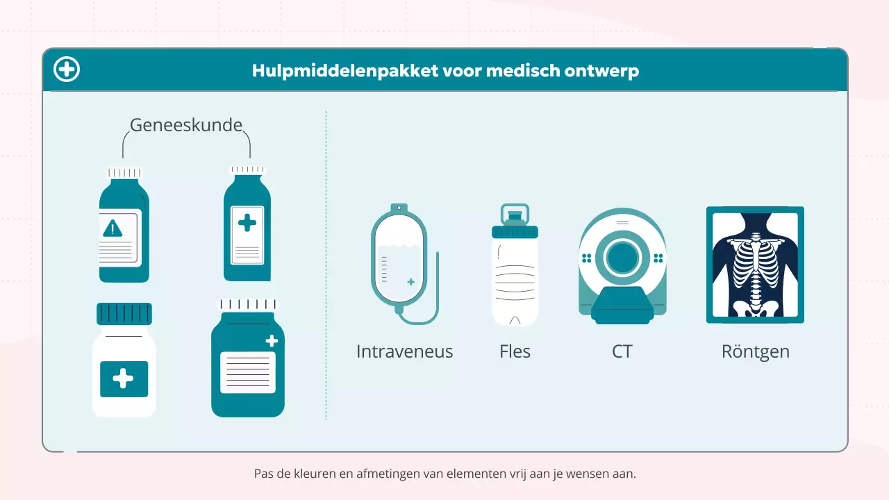 roze blauw schattig medisch onderwijs