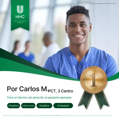 anuncio del personal médico destacado del green classic