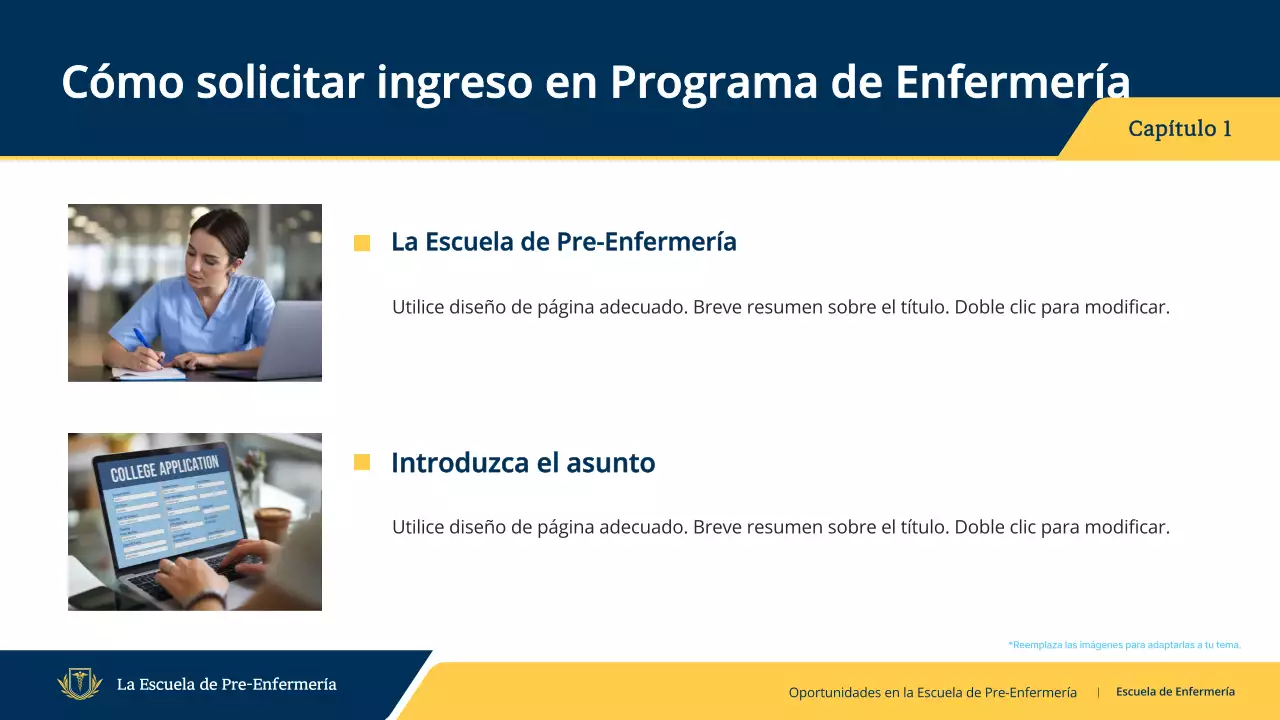 guía de invitación al programa de enfermería profesional de la armada