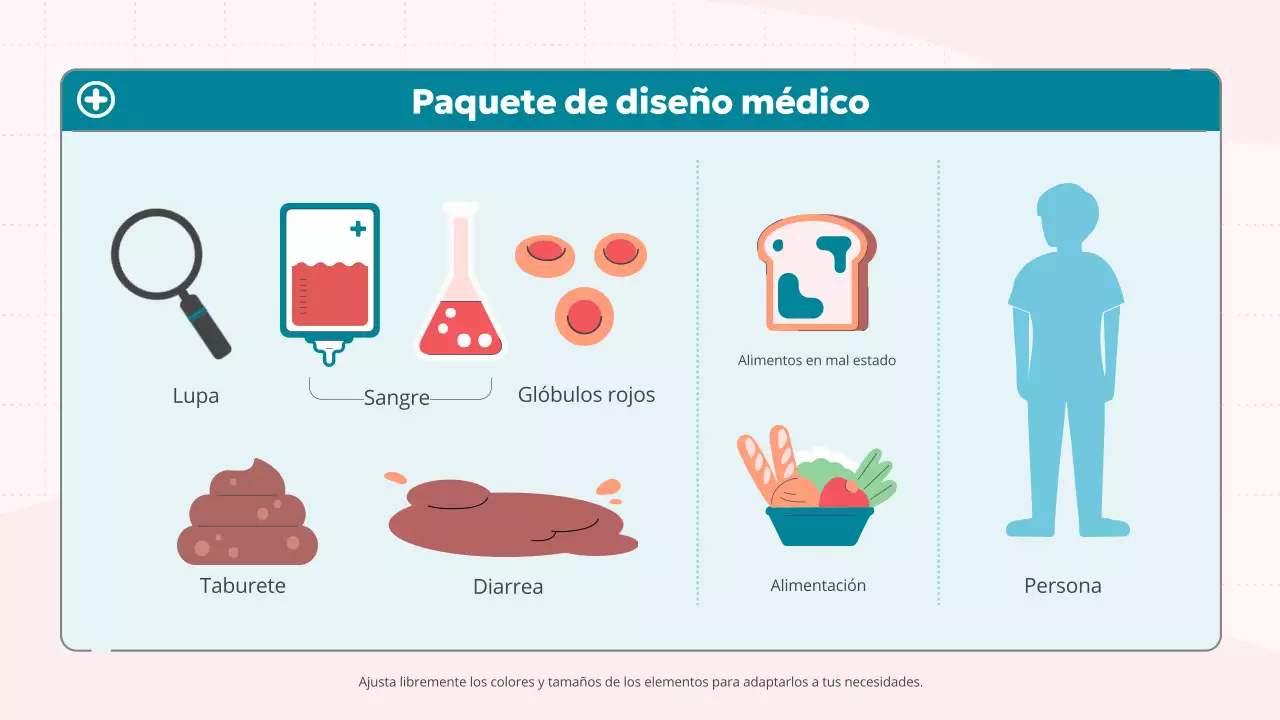 rosa azul lindo educación médica