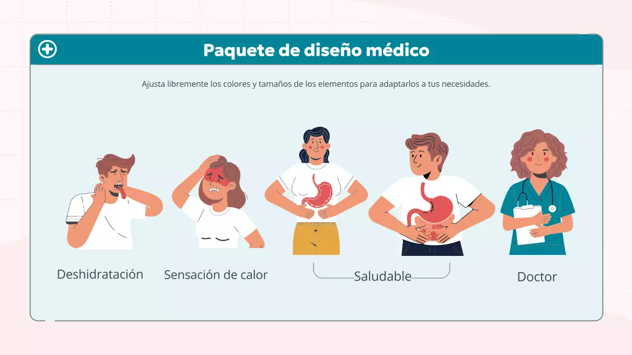 rosa azul lindo educación médica