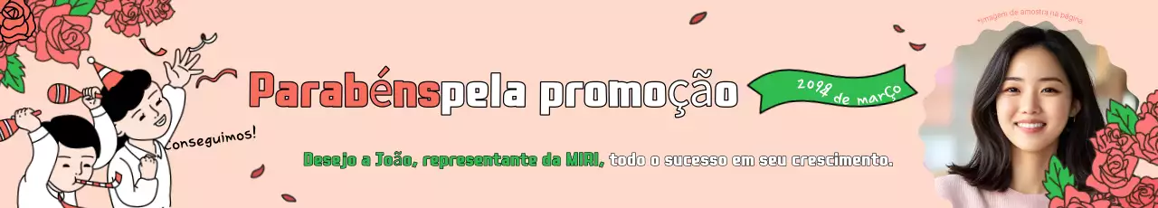 Bege Parabéns pela sua promoção