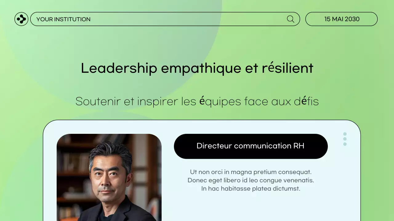 Présentation du webinaire mint modern