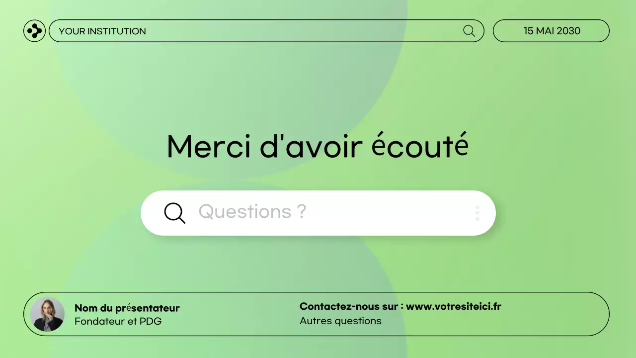 Présentation du webinaire mint modern