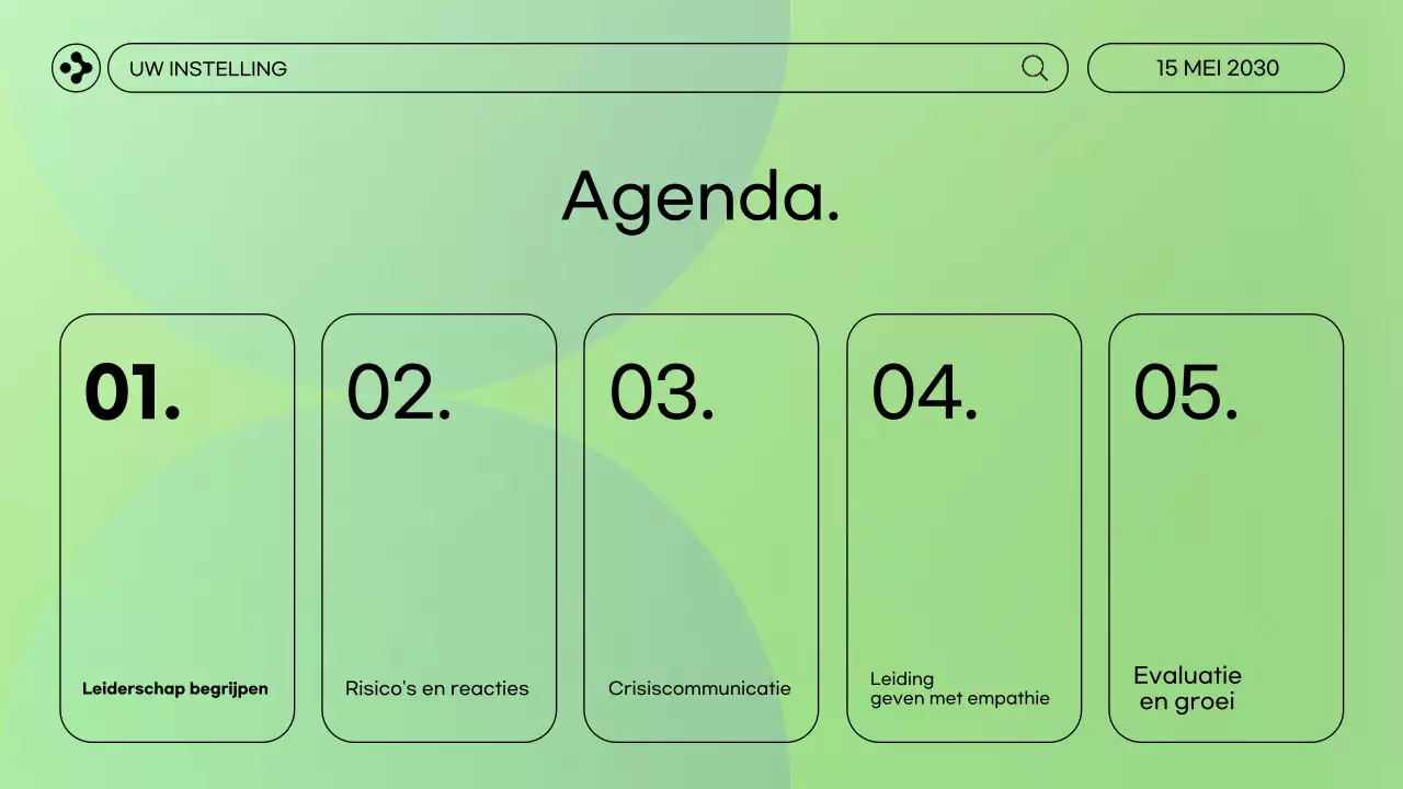 presentatie modern webinar munt