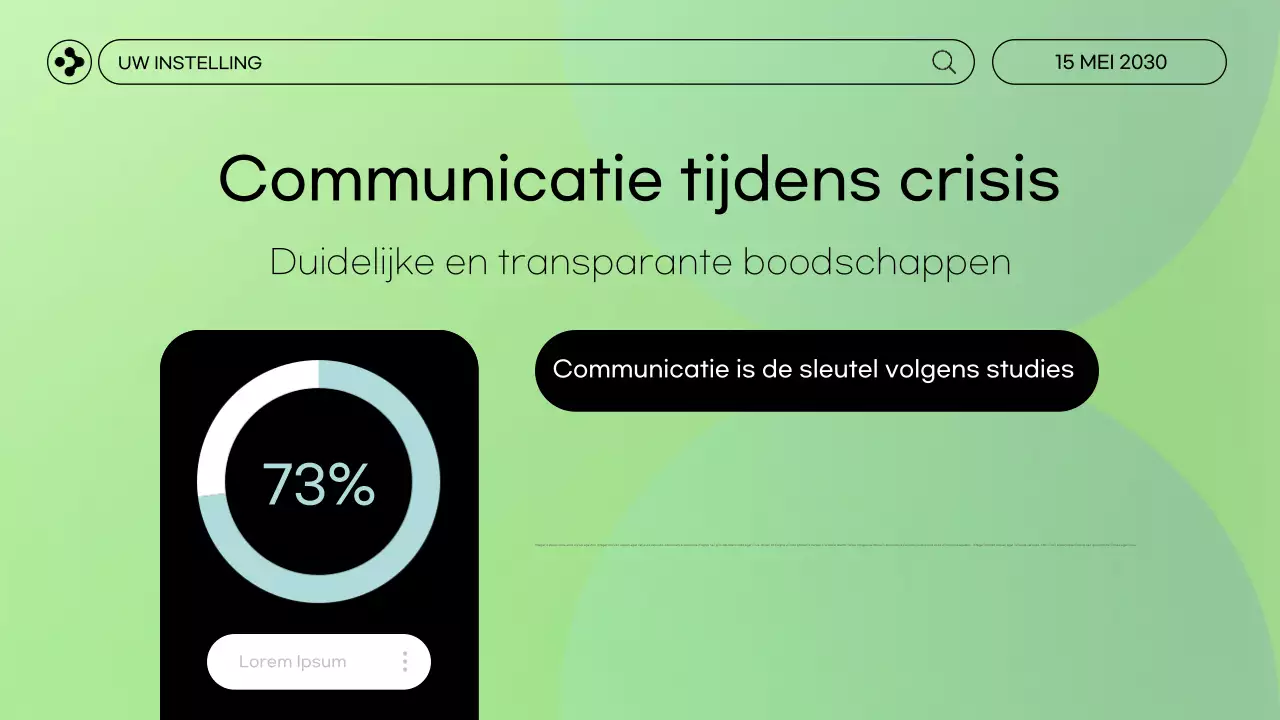 presentatie modern webinar munt