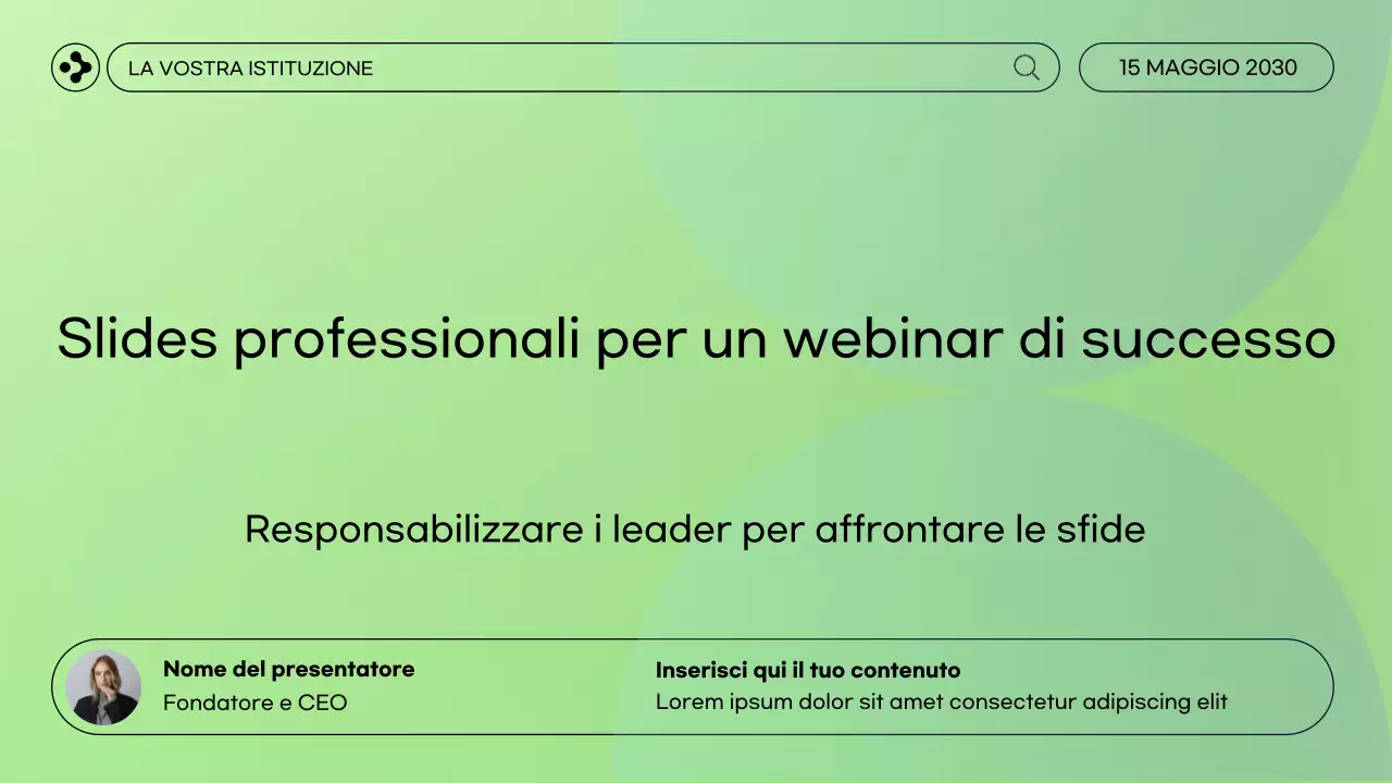 presentazione del webinar menta moderna