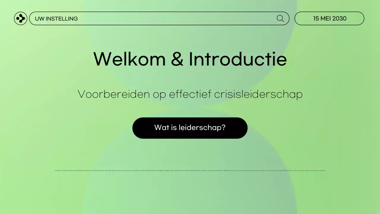 presentatie modern webinar munt