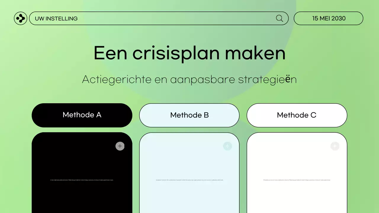 presentatie modern webinar munt