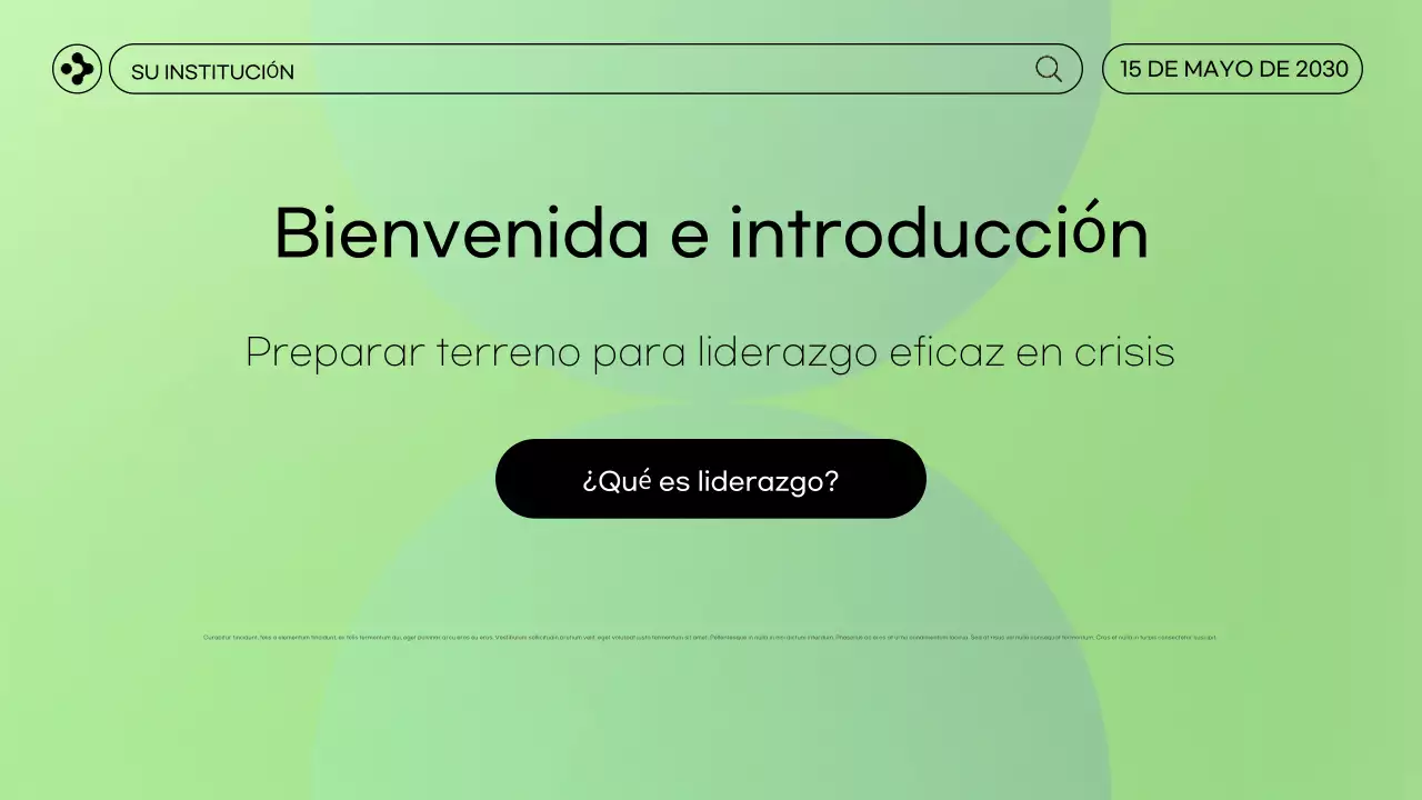 presentación del seminario web mint modern