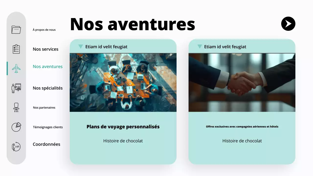 promotion de l'agence de voyage sarcelle moderne