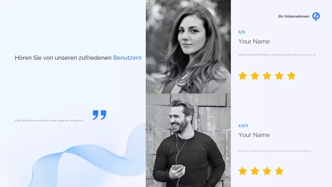 Präsentation der modernen Gesundheit