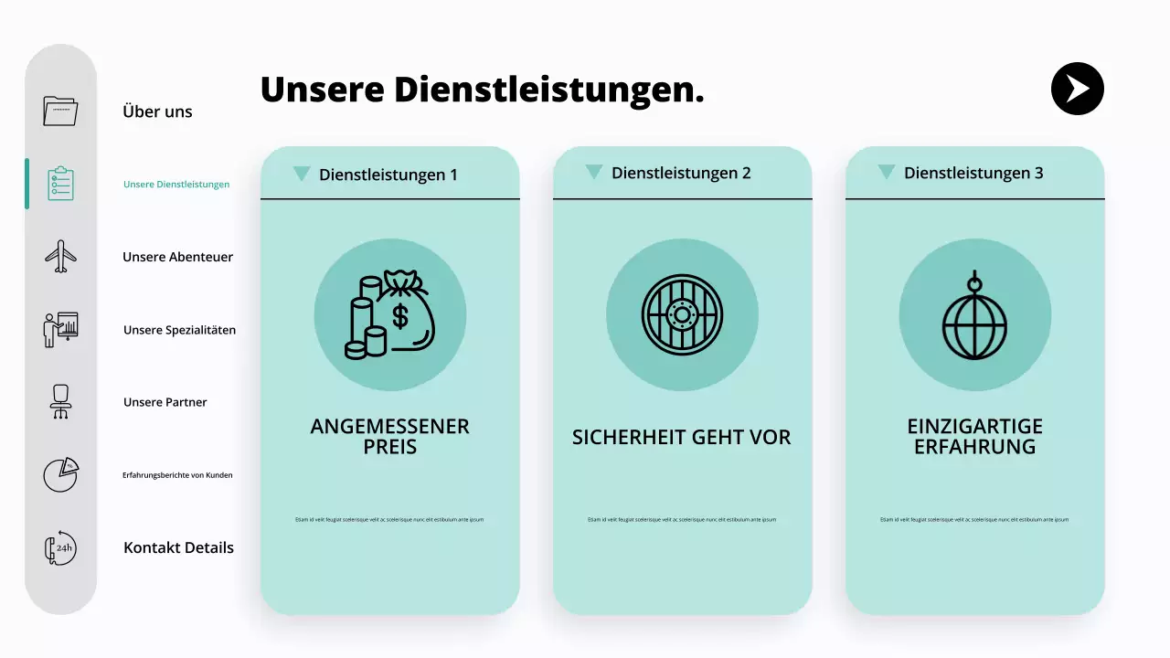 teal modern travel agency promotion