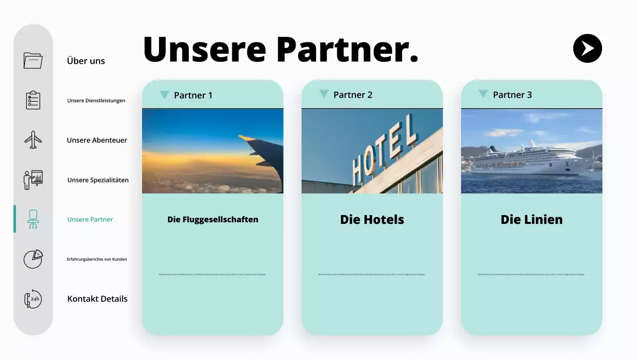 teal modern travel agency promotion