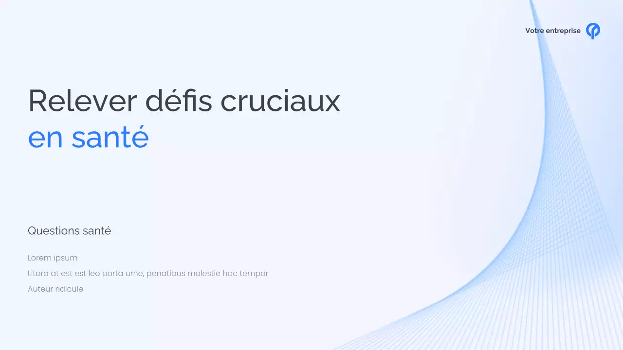 Présentation de la santé moderne