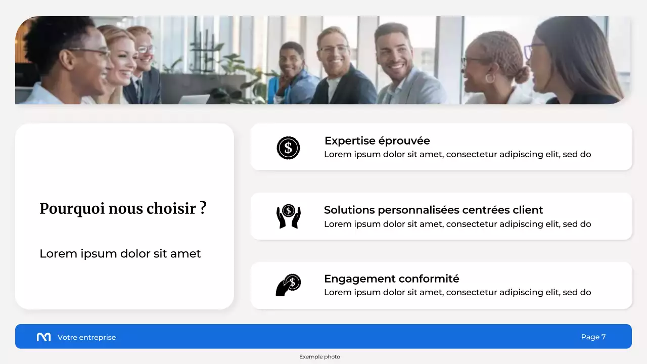 Présentation de l'agence de conseil fiscal White and Blue