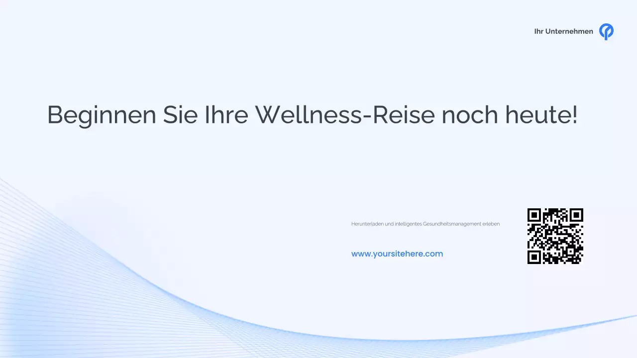 Präsentation der modernen Gesundheit