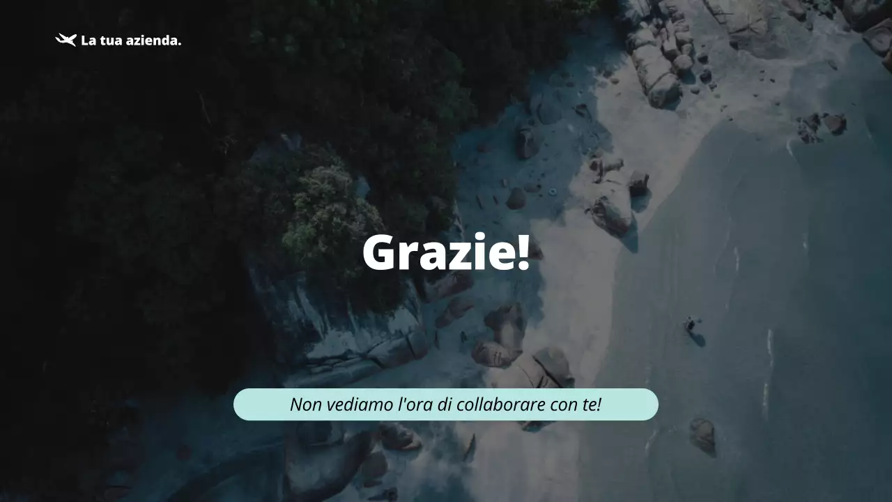 promozione dell'agenzia di viaggi moderna teal