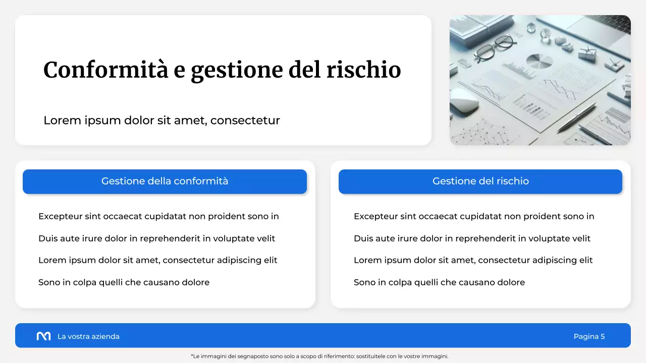 Presentazione dell'agenzia di consulenza fiscale White and Blue