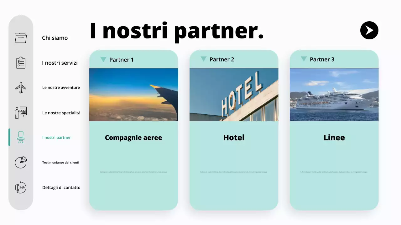 promozione dell'agenzia di viaggi moderna teal