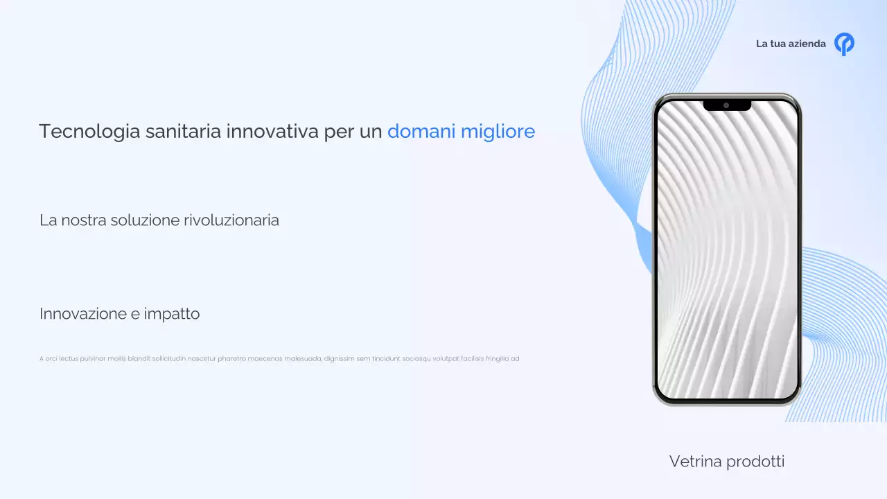 Presentazione della salute moderna