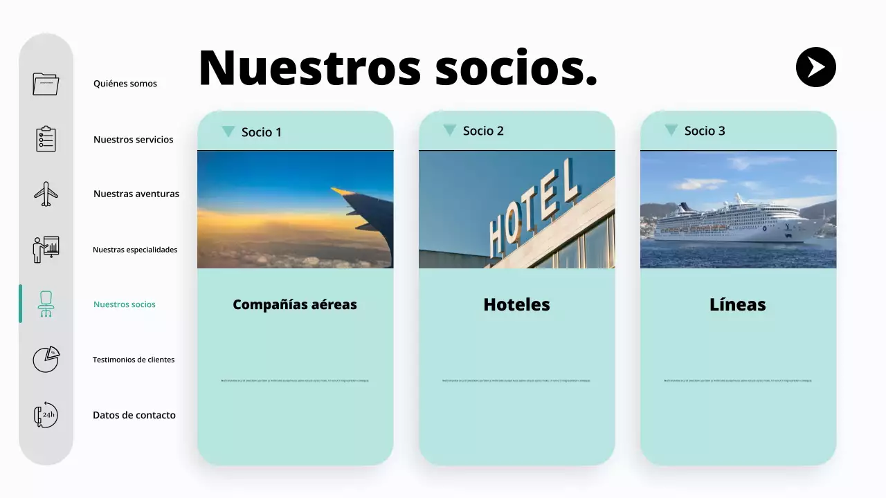 teal modern travel agency promotion