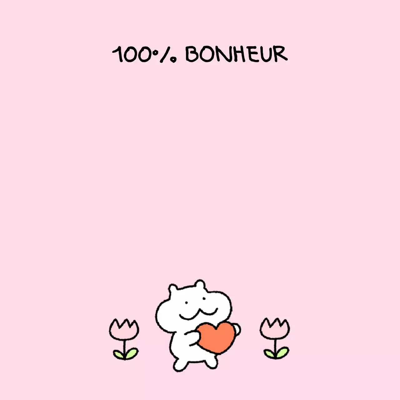Personnage en peluche rose @pinkcuddly