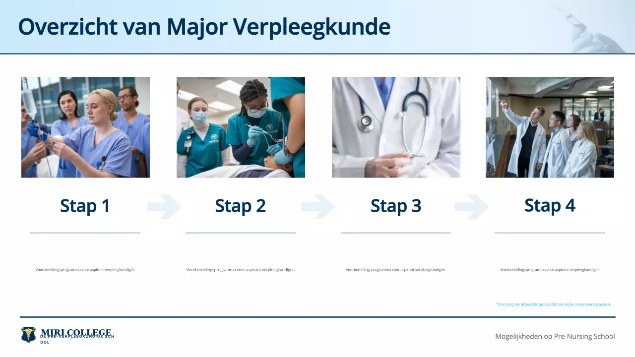 blue professional nursing program invitation guide