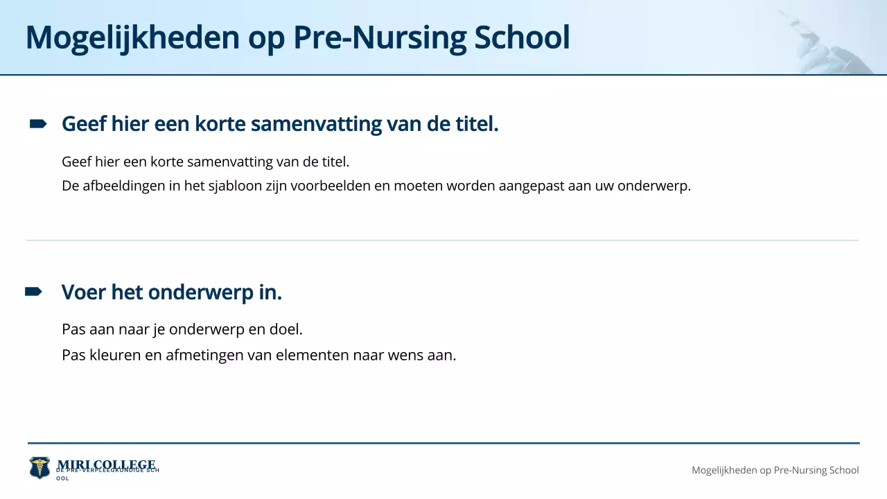 blue professional nursing program invitation guide