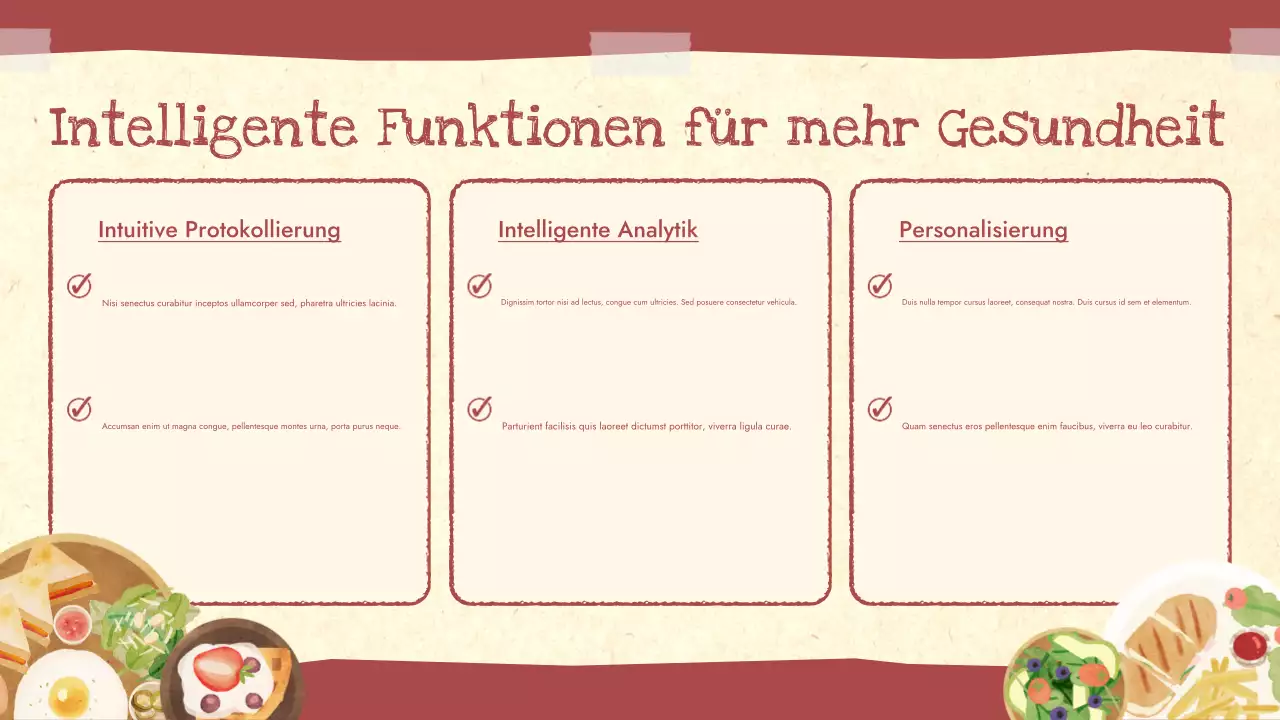 Präsentation des Ernährungsleitfadens für Lebensmittel