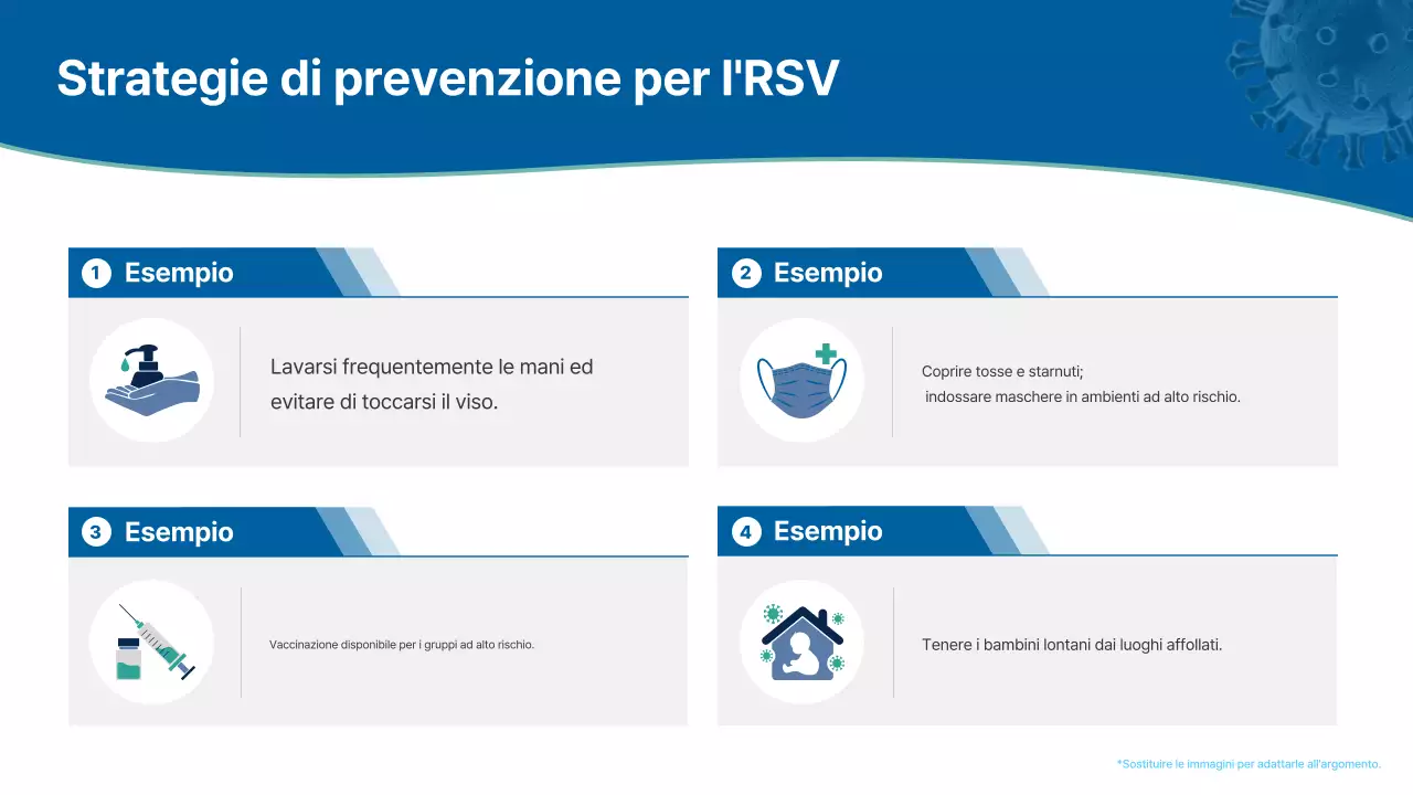 lezione sulle malattie respiratorie moderne blu