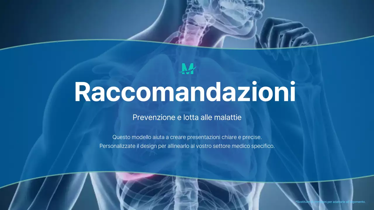 lezione sulle malattie respiratorie moderne blu