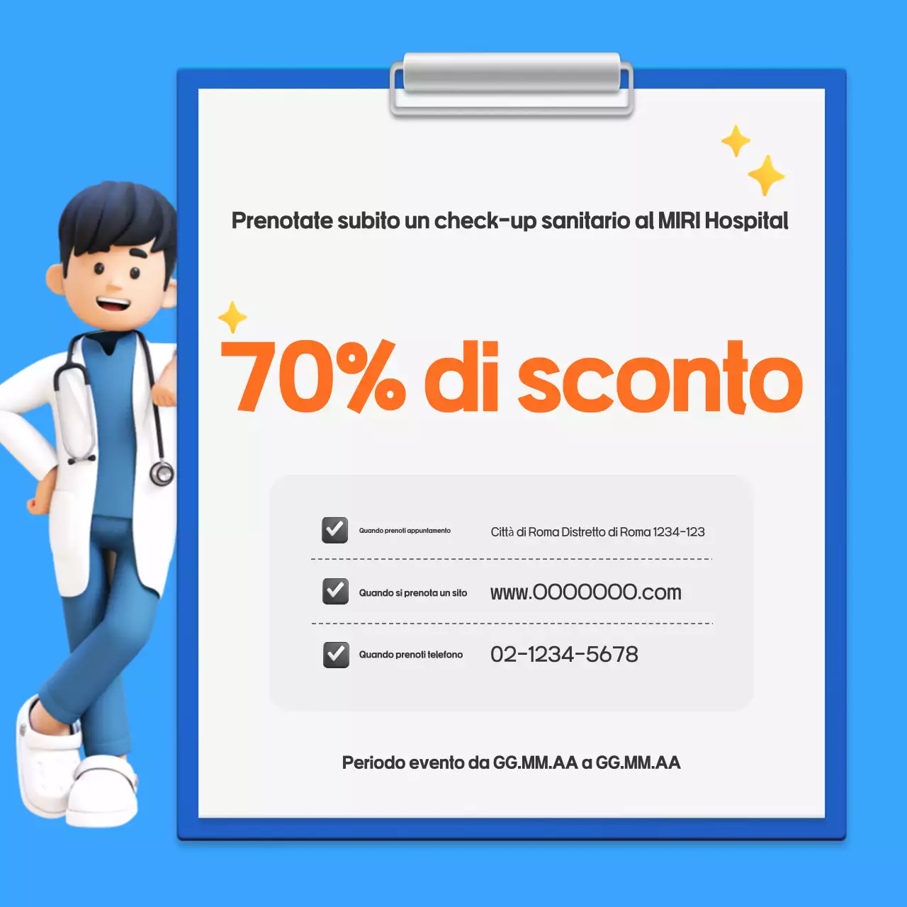 Una guida alla semplice campagna di controllo sanitario nazionale di Blue's