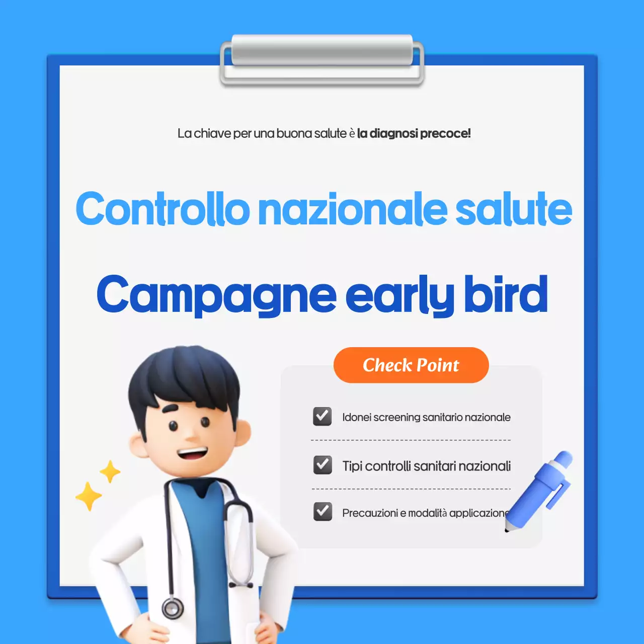 Una guida alla semplice campagna di controllo sanitario nazionale di Blue's