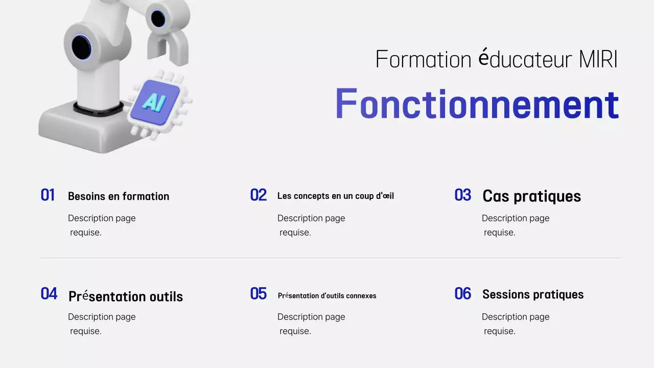 Guide de ressources pour la formation moderne en blanc