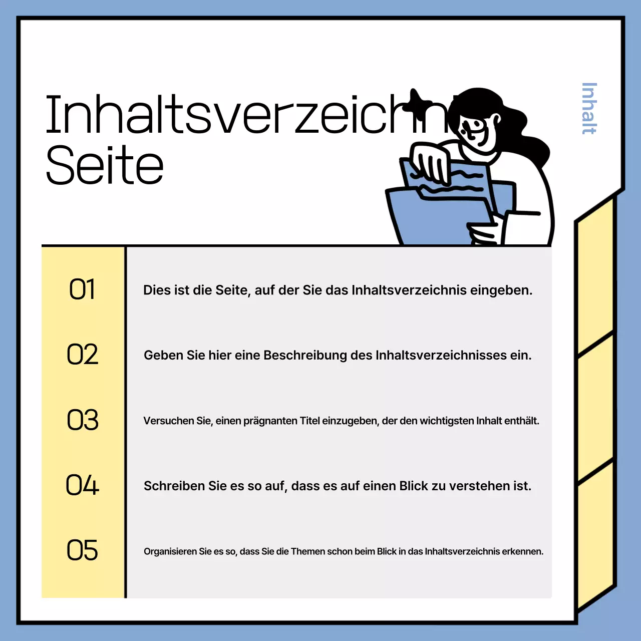 Hellblaue minimalistische Nachrichtenankündigungen