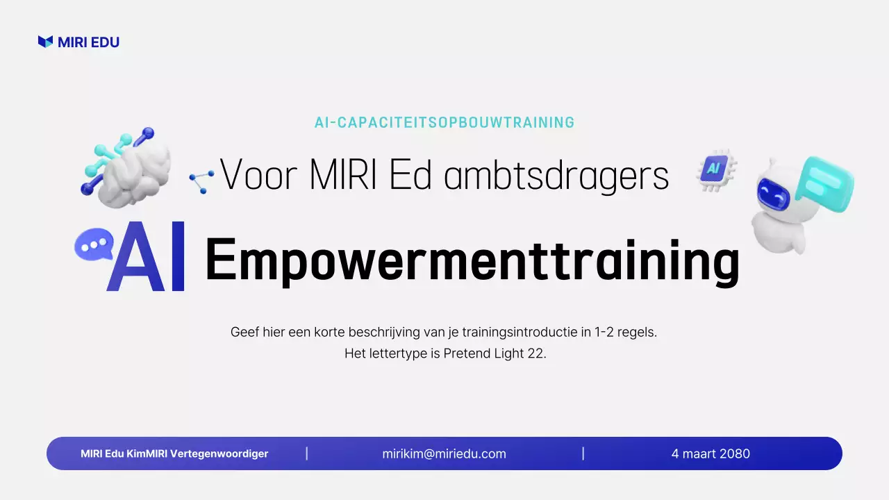 Witte moderne trainingsgids