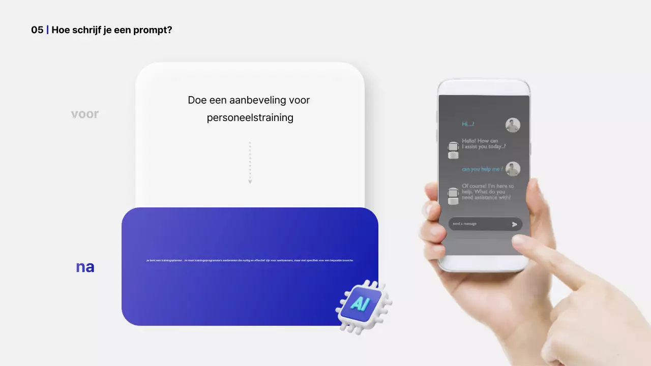 Witte moderne trainingsgids