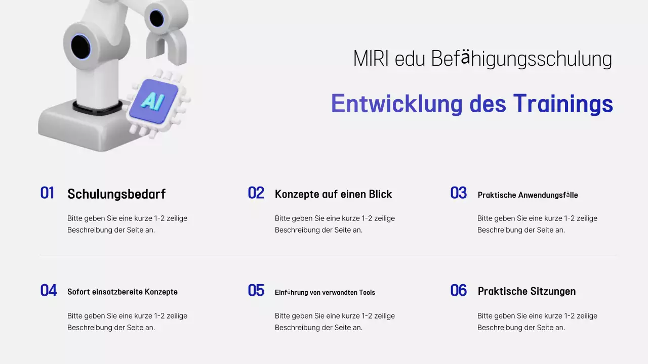 White Modern Training Resource Guide
