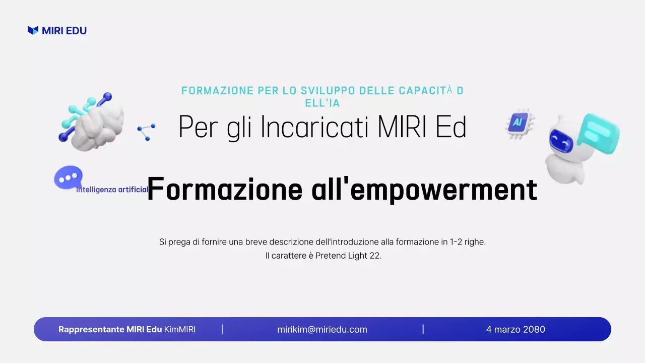 Guida alle risorse per la formazione moderna in bianco