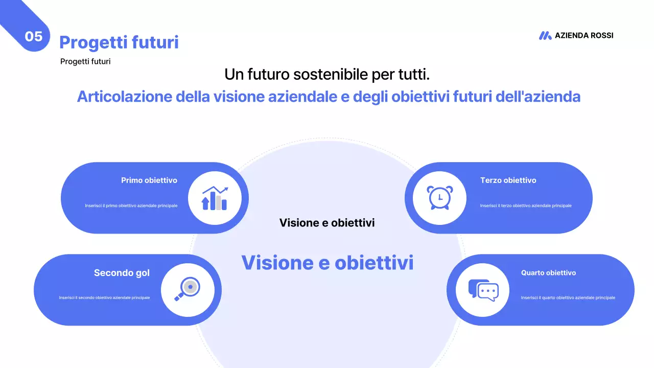 Blue Modern Business Report Analytics