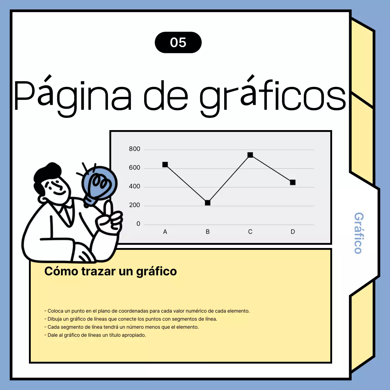 Anuncios de noticias minimalistas en azul claro