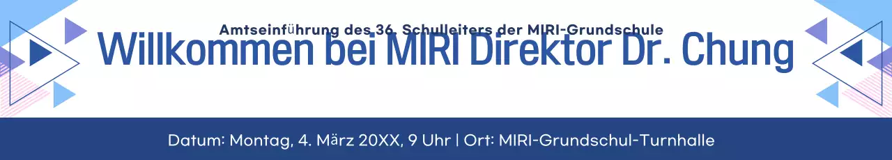 Blue Default Event-Leitfaden