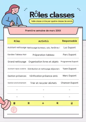 Guide de la vie scolaire en bleu clair