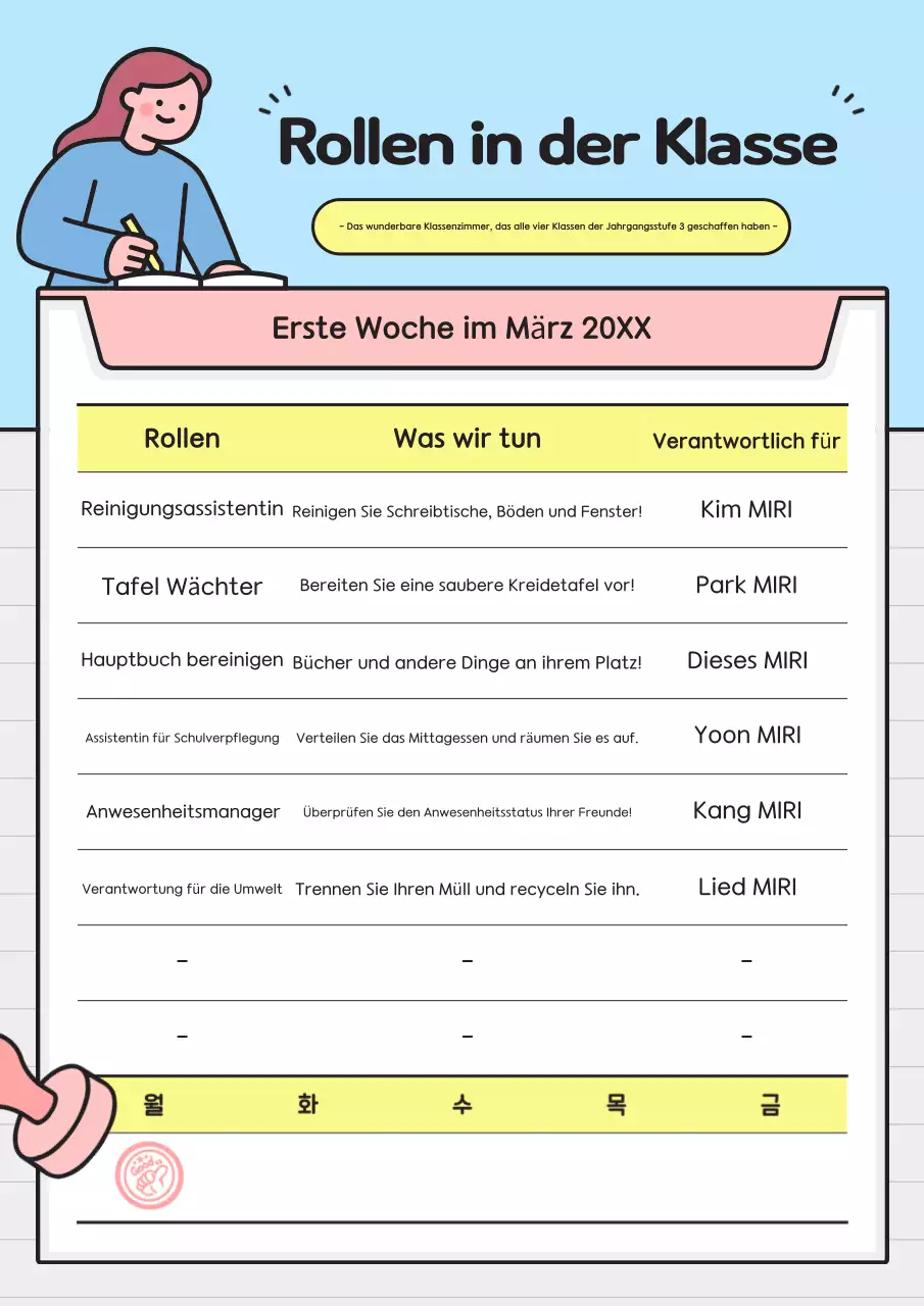 Ein Leitfaden für das Schulleben in Hellblau