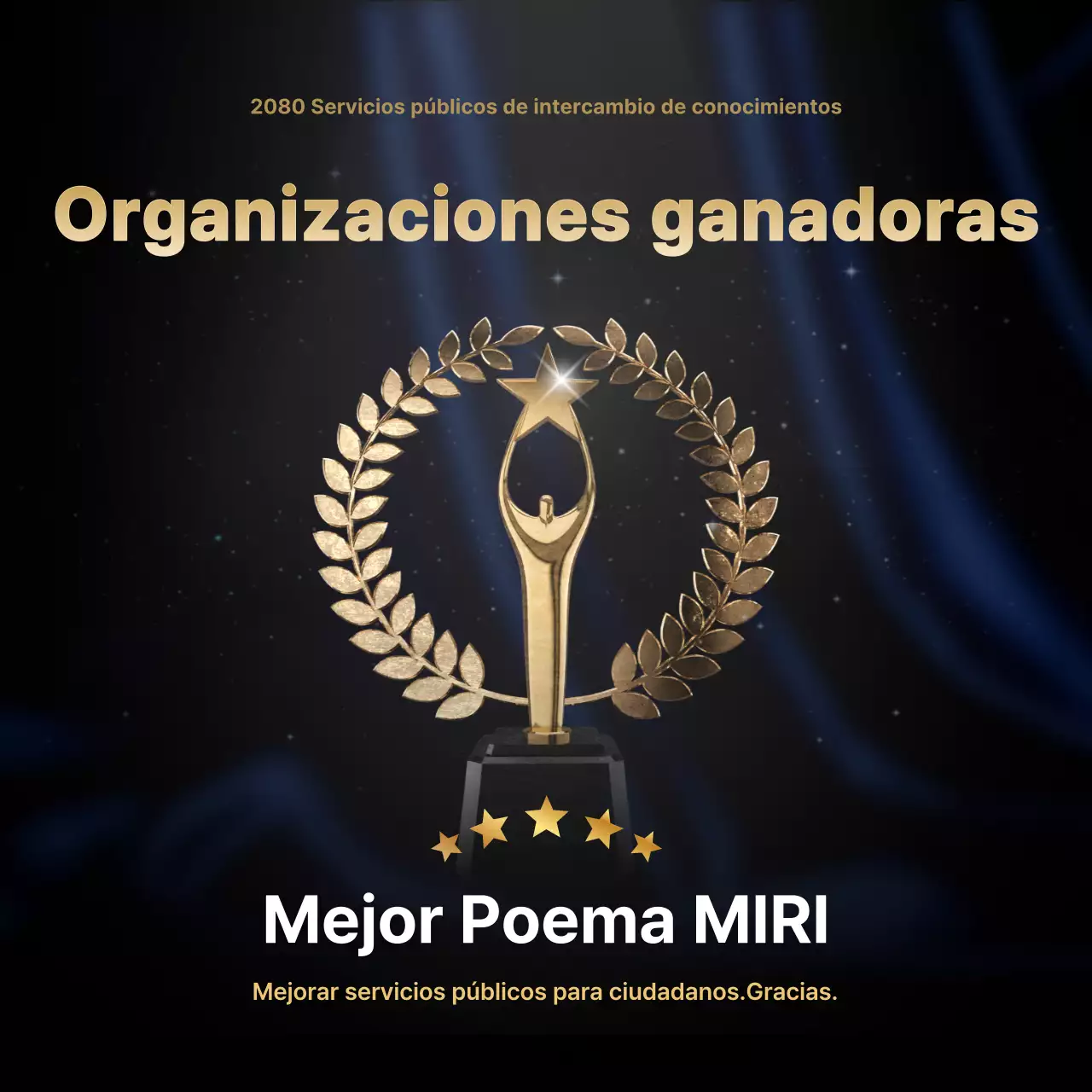 Placa negra Advanced Awards