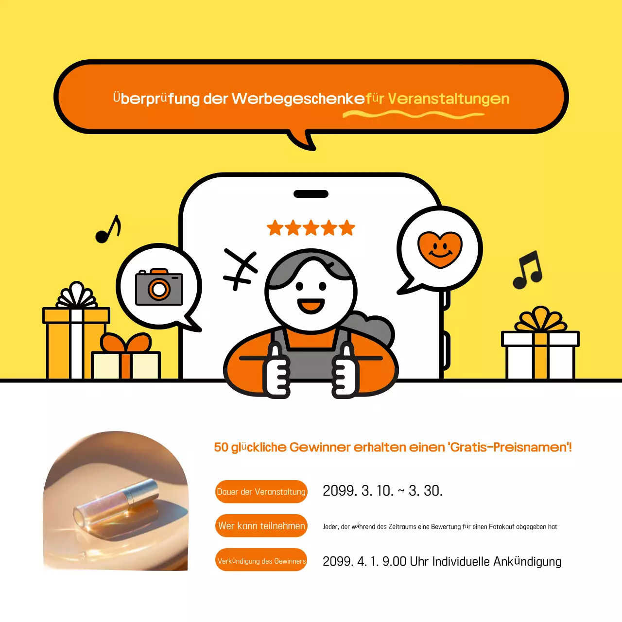 Yellow Simple Back to School Veranstaltung