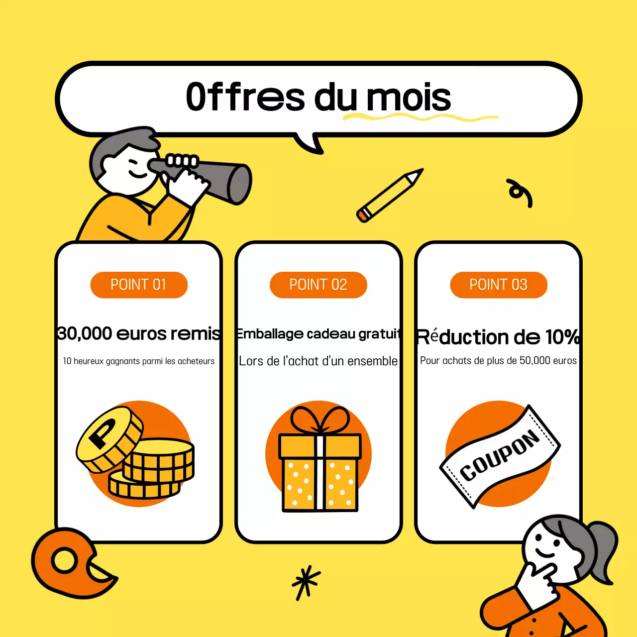 Yellow Simple Back to School Event (événement de rentrée scolaire)