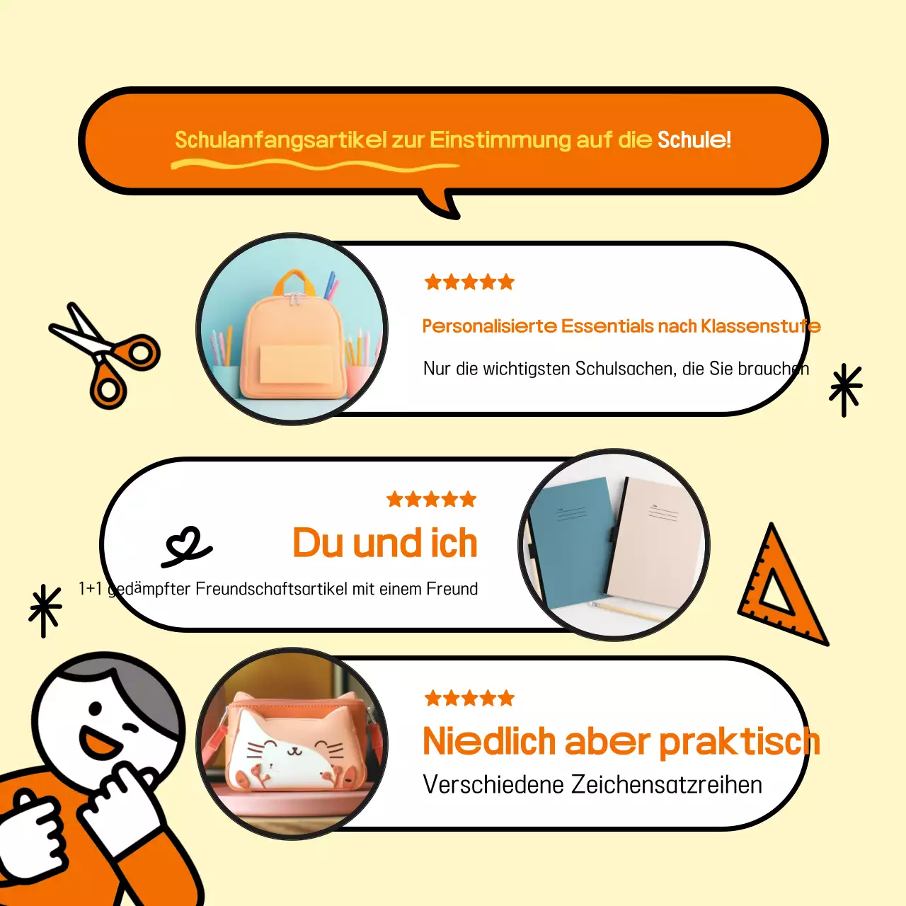 Yellow Simple Back to School Veranstaltung